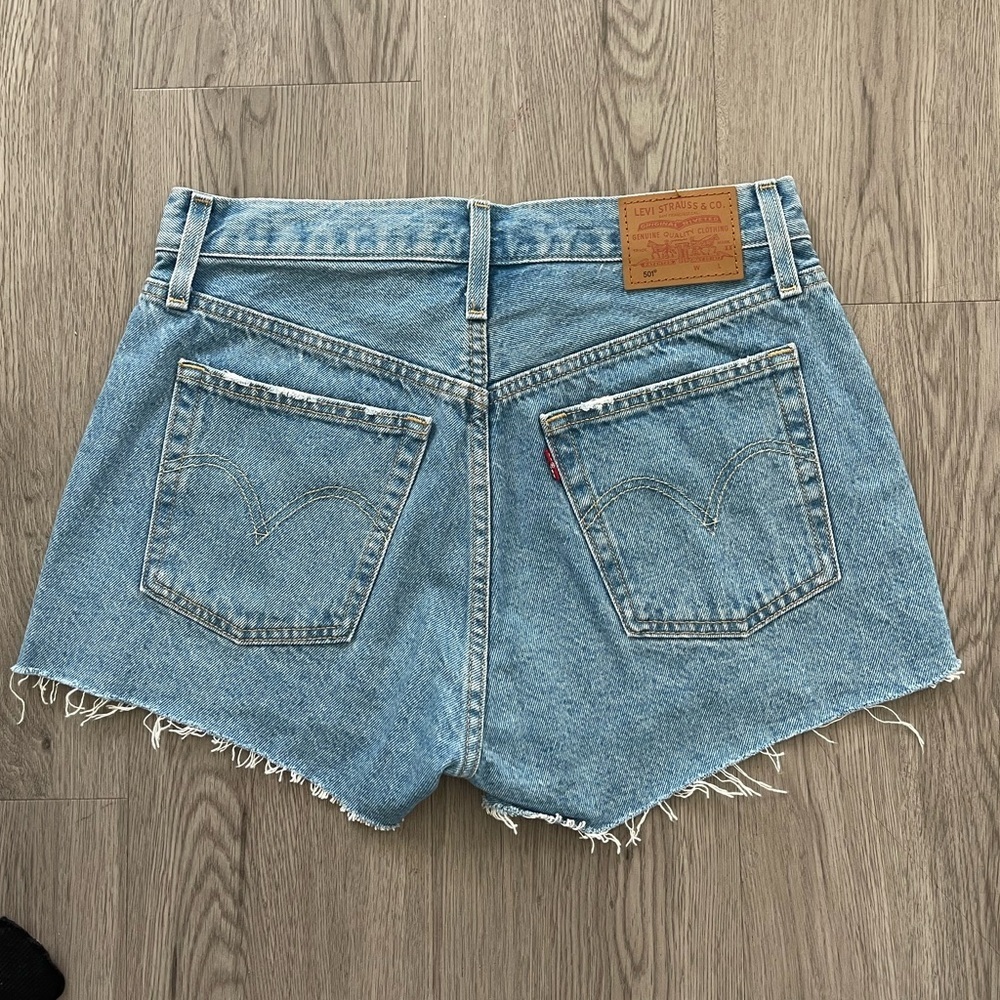 Levi's 501 denim Light Blue Jean Shorts
